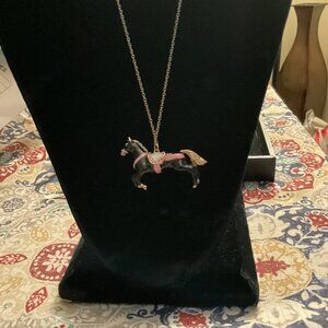 Vintage CINER Horse Necklace